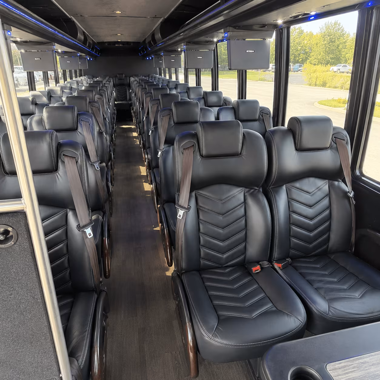 28 passenger minibus inside