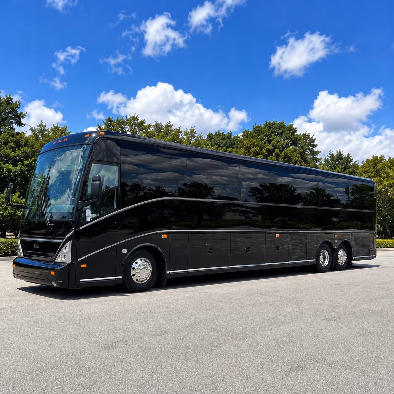 charter bus rentals for large mountain view prom groups