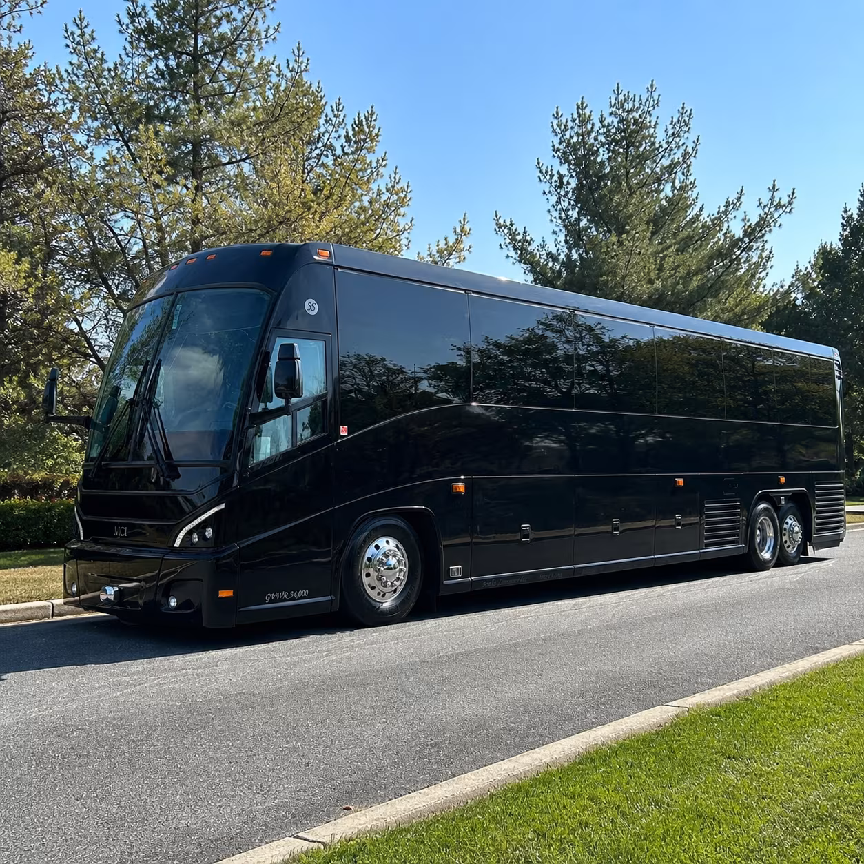 charter buses for large mountain view wedding receptions and multi day weekends