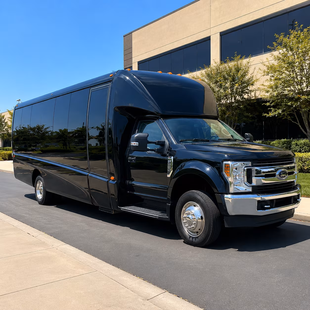 minibuses for small groups heading to bay area concert venues