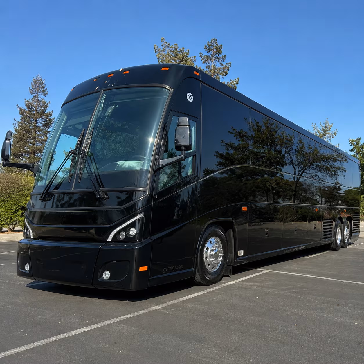 mountain view convention charter bus rental