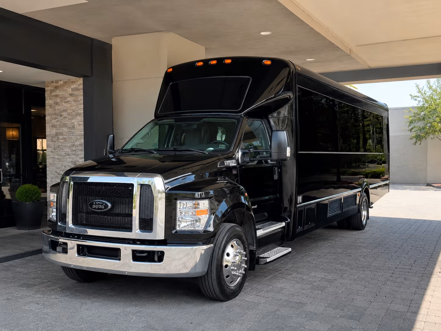 mountain view wedding party bus rental