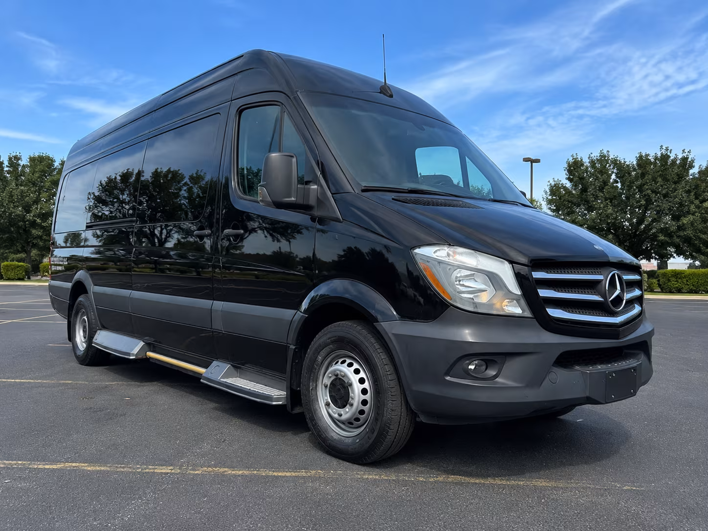 sprinter vans and minibuses for intimate mountain view wedding groups